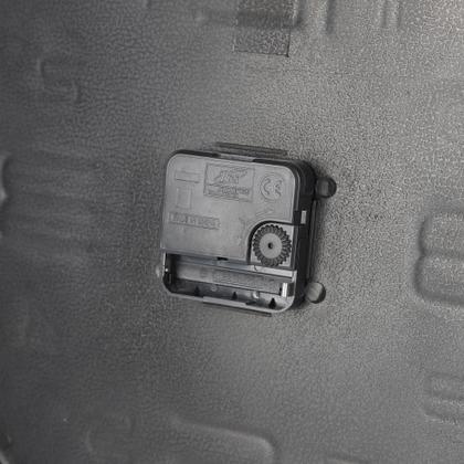 Imagem de Relogio de parede 29 cm preto com numeros brancos