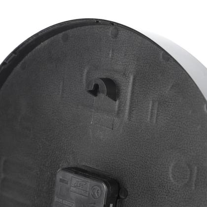 Imagem de Relogio de parede 29 cm preto com numeros brancos