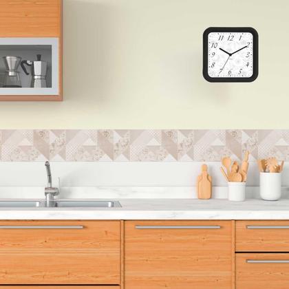 Imagem de Relógio de Parede Ambiente 23cm Quartz 119087-145 Preto Real