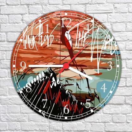 Imagem de Relógio De Parede Banda Pink Floyd Rock Bar Quarto Salas Tamanho Grande 50 Cm Quartz G02