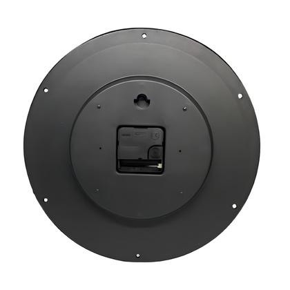 Imagem de Relógio de Parede Decorativo 30cm Prateado Cinza Quartz Estilo Moderno Elegante e Fácil de Instalar