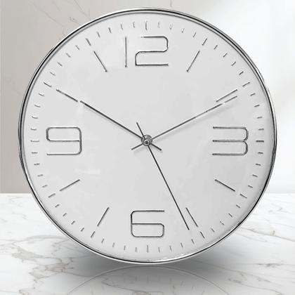 Imagem de Relógio de Parede Decorativo 30cm Silencioso Moderno