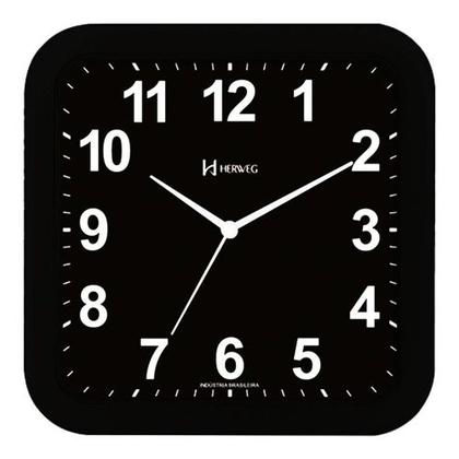 Imagem de Relogio de parede herweg 6670-034 preto