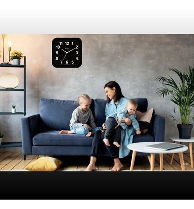 Imagem de Relogio de parede herweg 6670-034 preto