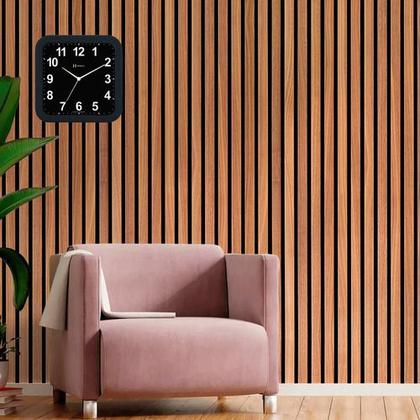 Imagem de Relogio de parede herweg 6670-034 preto