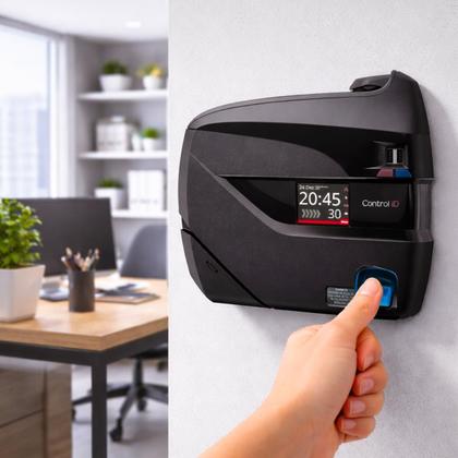 Imagem de Relógio de Ponto Biométrico Control ID iDClass Bio Touch Screen Ethernet Leitor Digital
