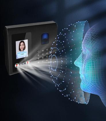 Imagem de Relógio De Ponto Biométrico Impressão Digital Com Reconhecimento Facial 1500 Cadastros