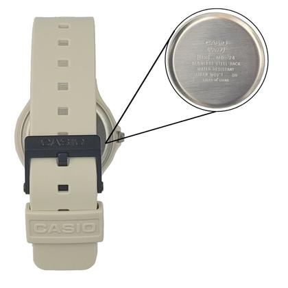 Imagem de Relógio de Pulso Casio Feminino Analógico Classico Casual Leve Confortável Azul Branco MQ-24UC