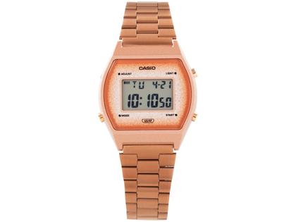 Imagem de Relógio de Pulso Casio Feminino Vintage Digital Rose Gold Retro Estiloso Calêndario Alarme Original B640WCG-5DF