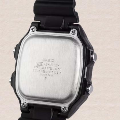 Imagem de Relógio de Pulso Casio Masculino Digital Esportivo Prova D Água 100M World Time 5 Alarmes Cronógrafo Preto AE-1200WH-1AVDF