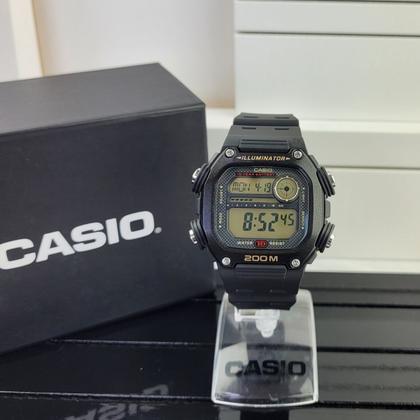 Imagem de Relógio de Pulso Casio Masculino Digital Grande Hora mundial Prova Dágua 200 metros Preto DW-291H-9AVDF