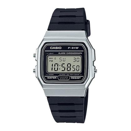 Relogio De Pulso Casio Vintage F-91W Digital Unissex Retro
