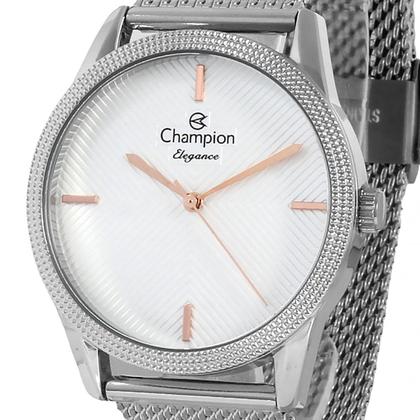 Imagem de Relogio de Pulso Champion Feminino Prateado Prova D'agua