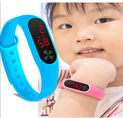 Imagem de Relógio de Pulso Digital Led Esportivo Adulto/Infantil Pulseira Bracelete Silicone Feminino/Masculino Sports Colorido