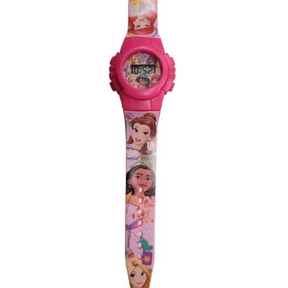 Imagem de Relógio de Pulso Digital Princesas Disney Rosa