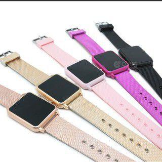 Imagem de Relógio de Pulso Esportivo Masculino Feminino Unissex Digital Led Emburrachado Casual