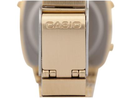 Imagem de Relógio de Pulso Feminino Casio Vintage Mini Quadrado Original Moderno LA670WGA Pequeno Digital Retro Dourado