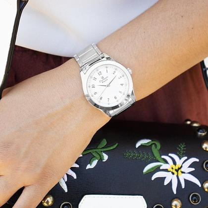 Imagem de Relógio de Pulso Feminino Champion Analógico Prata CN29409Q Colar e Brincos