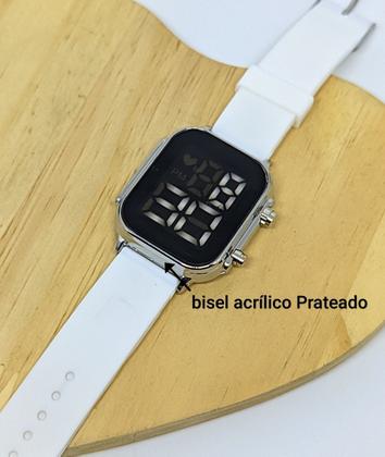 Imagem de Relógio de Pulso Feminino Masculino Ultra Digital Led emburrachado Esporte Lançamento 2025 Acessórios moda Tendência