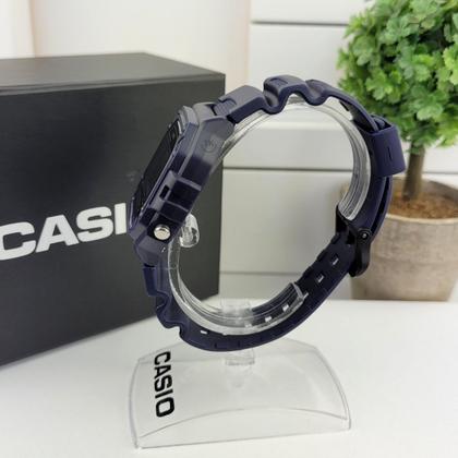 Imagem de Relógio de Pulso Marca Casio Masculino Digital 50 Metros Resistente Agua Esportivo Azul W-218H-2AVDF