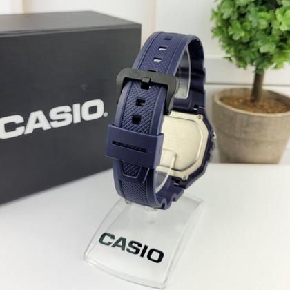 Imagem de Relógio de Pulso Marca Casio Masculino Digital 50 Metros Resistente Agua Esportivo Azul W-218H-2AVDF