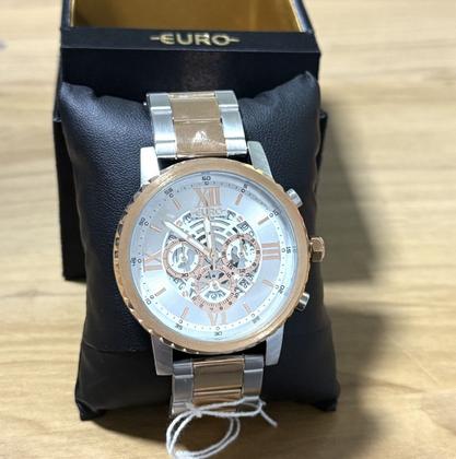 Imagem de Relógio de Pulso Masculino Big Bicolor Euro Eus22ab