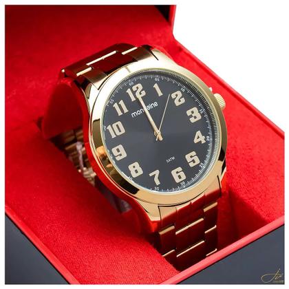 Imagem de Relogio De Pulso Mondaine Masculino Grande Prova D'água 50m 99195GPMVDE3