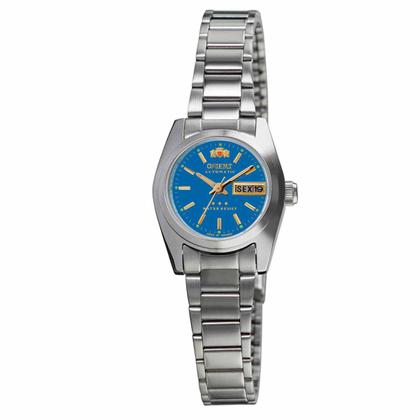 Imagem de Relógio de Pulso Orient Feminino Automático Mecânico Aço Inóx Pequeno Mini Redondo Resistente Água Calendário Duplo Casual Prata 559WC8NH A1SX