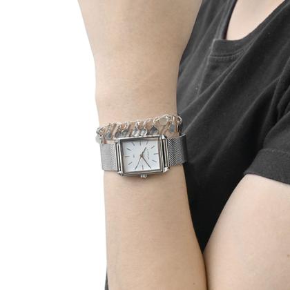 Imagem de Relógio de Pulso Quadrado Resistente Lince Feminino Original