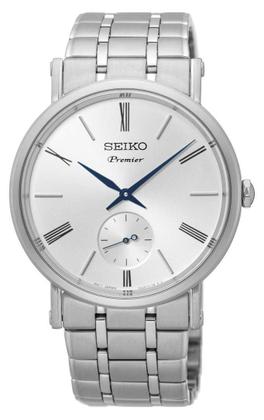 Imagem de Relógio De Pulso Seiko Masculino Premier Srk033B1B3Sx Branco