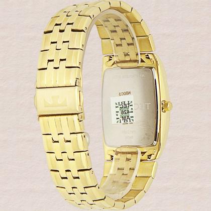 Imagem de Relógio de Pulso Technos Classic Executive Masculino Analógico Quadrado Aço Inóx Dourado 1N12MP/4X