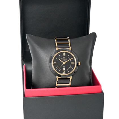 Imagem de Relógio de Pulso Technos Preto Cerâmica Feminino Original