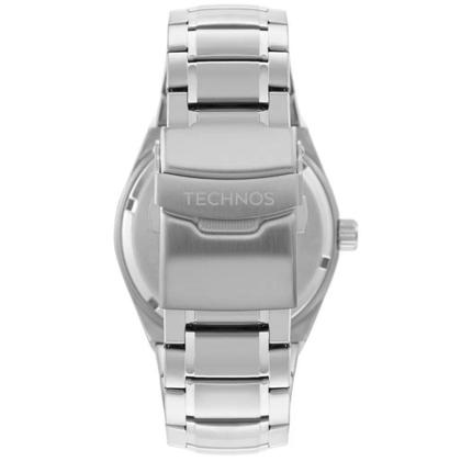 Imagem de Relógio de Pulso Technos Skymaster Masculino Casual Analógico Prova Dágua Aço Inóx Prata 2117LCL/1P