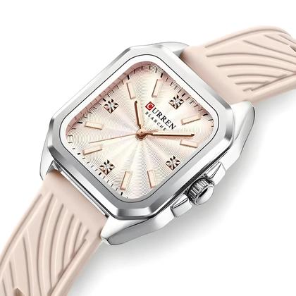Imagem de Relógio De Quartzo À Prova d'Água Para Mulheres CURREN 9113, Design Elegante Com Mostrador Pequeno