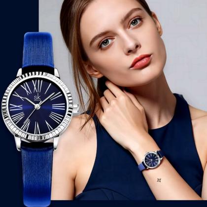 Imagem de Relógio de Quartzo Feminino Design Moderno Casual Impermeavel -
