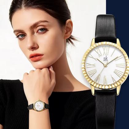 Imagem de Relógio de Quartzo Feminino Design Moderno Casual Impermeavel -