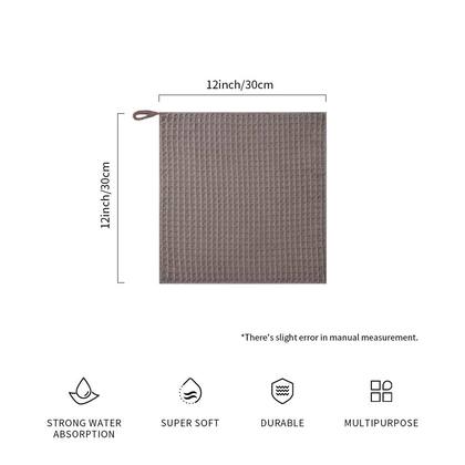 Imagem de Relógio de toalhas de limpeza Barista Micro Cloth, pacote com 6 unidades, marrom