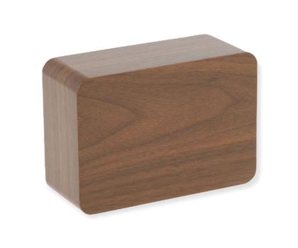 Imagem de Relógio Despertador digital de mesa LED estilo madeira retangular quadrado tipo 2