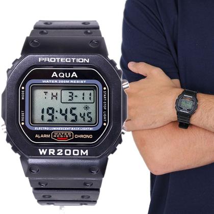 Imagem de Relógio Digital Aqua GP-519 WR200M G Sport Masculino a Prova Dágua com Pulseira