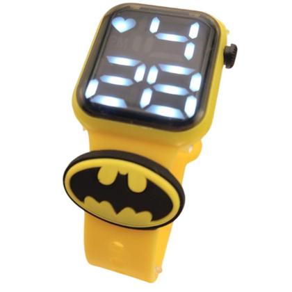 Imagem de Relógio digital Batman Infantil Resistente à Água-Amarelo - SMACTUDO