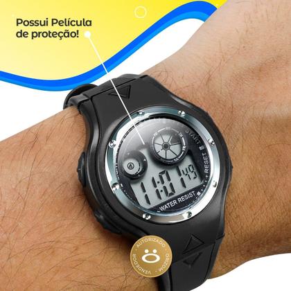 Imagem de relogio digital batman preto infantil criança + bone silicone qualidade premium pulseira ajustavel presente menino