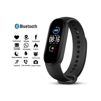 Imagem de Relógio digital bracelet M5 fit academia  Fone sem fio tws bluetooth