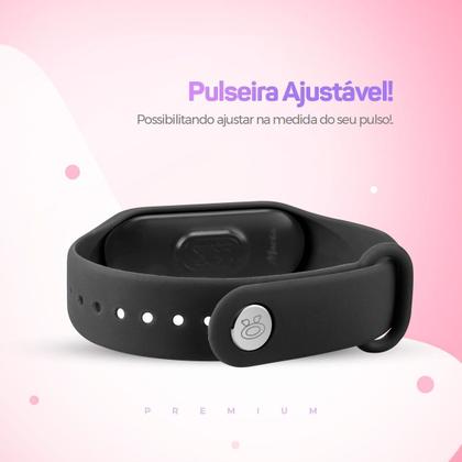 Imagem de Relogio digital brecelete feminino casual moda qualidade premium preto original sportivo