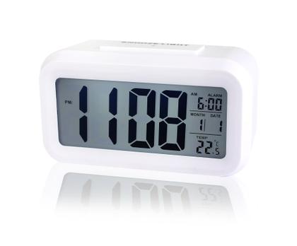 Imagem de Relógio Digital Calendário Despertador Cabeceira e Mesa Sensor de Temperatura