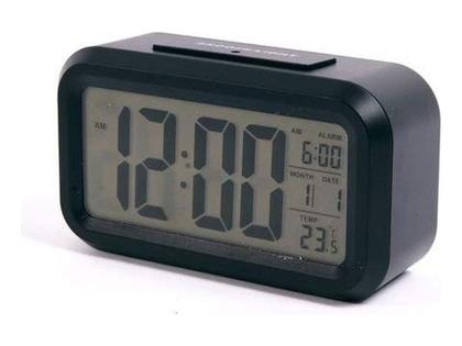 Imagem de Relogio Digital com Sensor Alarme Temperatura Função Soneca Iluminação de Fundo
