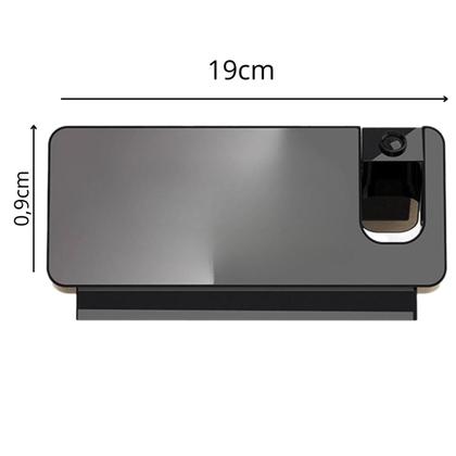 Imagem de Relógio Digital Espelhado Projetor Horas Bivolt Ajuste Brilho LED