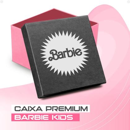 Imagem de relogio digital infantil barbie rosa + caixa + oculos sol verão presente ajustavel pulseira ajustavel criança resistente