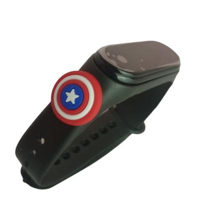 Imagem de Relógio Digital Infantil Menino Capitão América À Prova DÀgua Com Led Novo