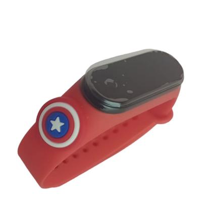 Imagem de Relógio Digital Infantil Menino Capitão América À Prova DÀgua Com Led Novo