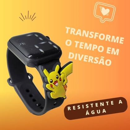 Imagem de Relógio digital Infantil Pikachu Resistente à Água - SMACTUDO